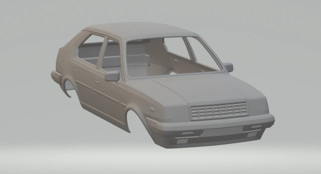 volvo 345 5door 80 3D Print Model .c4d .max .obj .3ds .fbx .stl .blend 