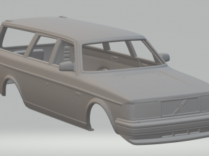volvo 245 wagon 1984 3D Print Model