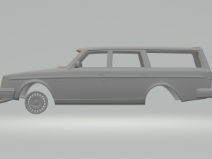 volvo 245 wagon 1984 3D Принт Модель
