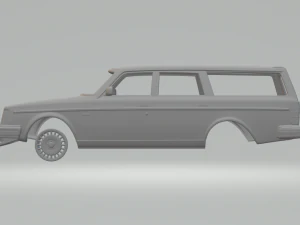 volvo 245 wagon 1984 3D Print Model