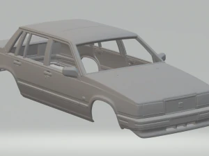 볼보 744 세단 1985 3D 프린트 모델