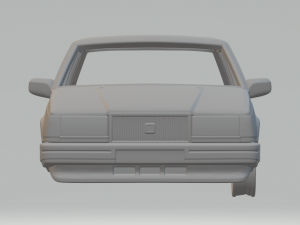 volvo 744 sedan 1985 3Dプリントモデル