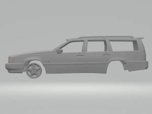 volvo 850 wagon 1992 Modèles 3D en vedette