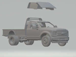 f550 truck kit 3D 프린트 모델