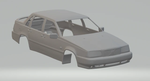 volvo 850 sedan 1992 3D Print Model .c4d .max .obj .3ds .fbx .stl .blend