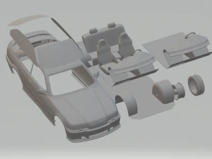 m3e36 1992-1999 Modello di stampa 3D