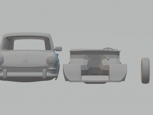 volkswagen variant type 3 65 Model do druku 3D
