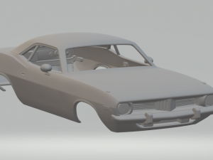 plymouth barracuda hardtop 1974 3D प्रिंट मॉडल