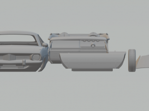 plymouth barracuda hardtop 1974 Modèles 3D en vedette