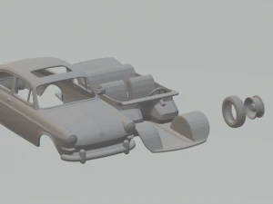 volkswagen tipo 3 fastback Modello di stampa 3D