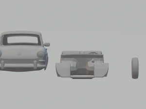 volkswagen type 3 fastback 3D Print Model