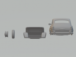 volkswagen type 3 fastback Model Cetak 3D