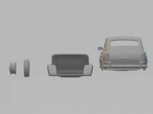 volkswagen type 3 fastback 3D Print Model