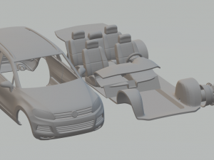 volkswagen touareg hybrid 2010 Modelo de Impressão 3D