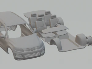 volkswagen touareg ibrida 2010 Modello di stampa 3D