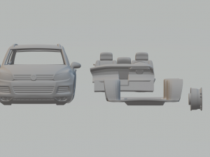 volkswagen touareg hybrid 2010 Modelo de Impressão 3D