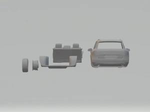 volkswagen touareg hybrid 2010 3D Print Model