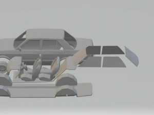 fiat argenta 1981 kit 3D Print Model
