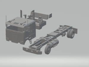 peterbilt 362 tractor truck 2002 3D Print Model
