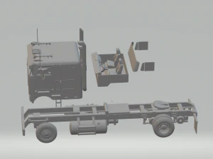 peterbilt 362 tractor truck 2002 3D Print Model