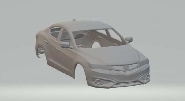 acura ilx de 2016 Modelo de impresión 3D .c4d .max .obj .3ds .fbx .stl .blend 
