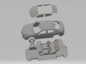 acura ilx a-spec 2019 3D Print Model