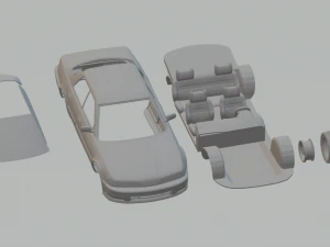 acura integra 1990 Model Cetak 3D