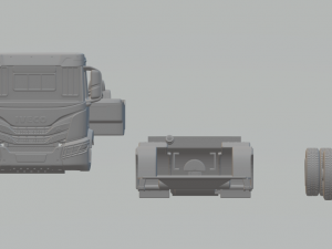 iveco x-way chassis 8x4 truck 2020 Modelo de Impressão 3D