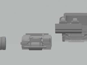iveco x-way chassis 8x4 truck 2020 Modelo de Impressão 3D