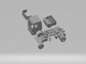 iveco x-way tractor 3D Print Model