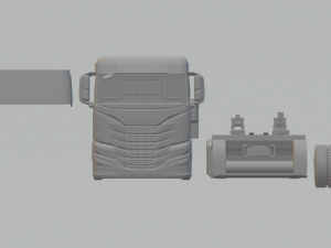 iveco x-way tractor 3D Принт Модель