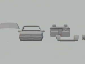 volkswagen santana 3D Print Model