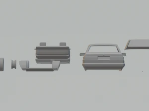 volkswagen santana 3D Print Model