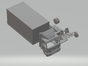 iveco eurocargo 3D Print Model