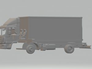 iveco eurocargo 3Dプリントモデル