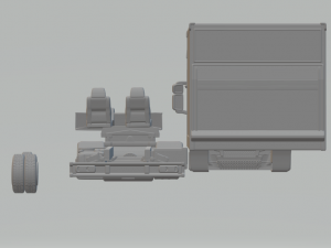 iveco eurocargo 3Dプリントモデル