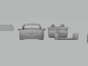 acura tl 2007 Modèles 3D en vedette