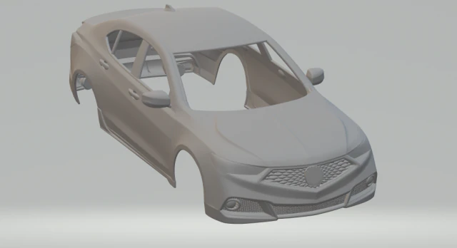 acura tlx a-spec 2017 3D Print Model .c4d .max .obj .3ds .fbx .stl .blend