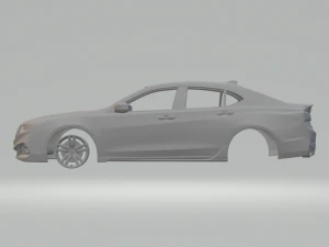 acura tlx a-spec 2017 3D Print Model