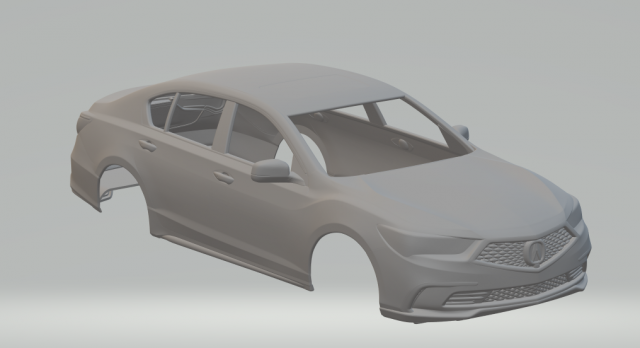 acura tlx a-spec 2017 3D Print Model .c4d .max .obj .3ds .fbx .stl .blend