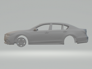 acura tlx a-spec 2017 3D Print Model