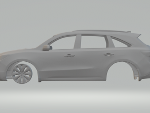 acura mdx 2014 Modèles 3D en vedette