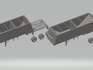 Double trailer merritt superbee 3D Принт Модель