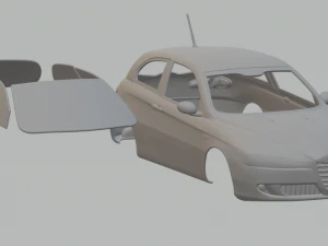 alfa romeo 147 3 porte Modello di stampa 3D
