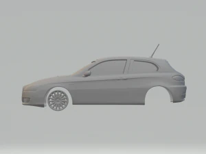 alfa romeo 147 3doors 3D Print Model