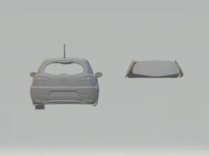 alfa romeo 147 3doors 3D Print Model