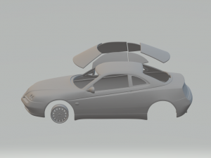 alfa-romeo gtv 1995 3D 프린트 모델