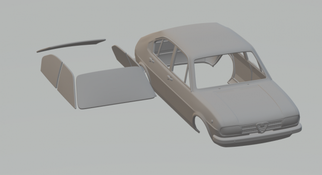 alfa romeo alfasud 1972 3D Print Model .c4d .max .obj .3ds .fbx .stl .blend 
