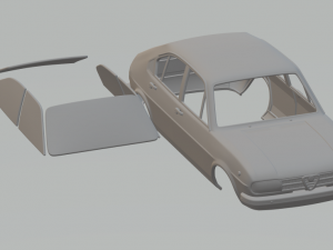 alfa romeo alfasud 1972 Modelo de Impressão 3D