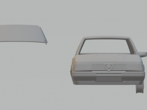 alfa romeo arna l 1983 3D Принт Модель
